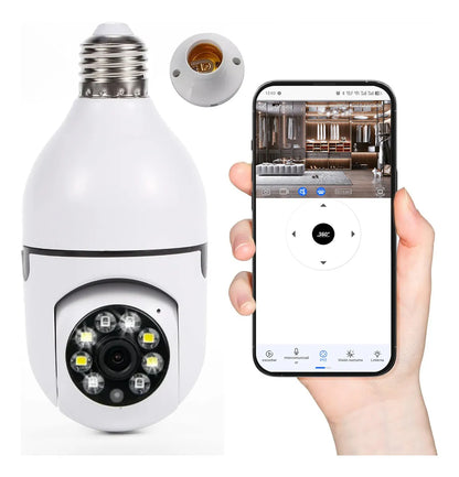 Foco Cámara 360° | Cámara wifi HD de seguridad